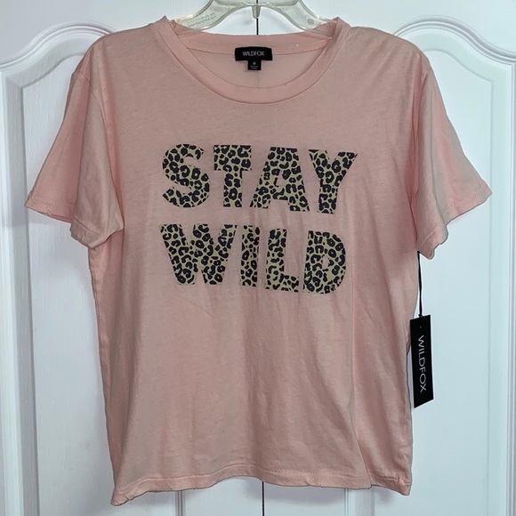 NWT WildFox distressed graphic T shirt - Picture 1 of 7